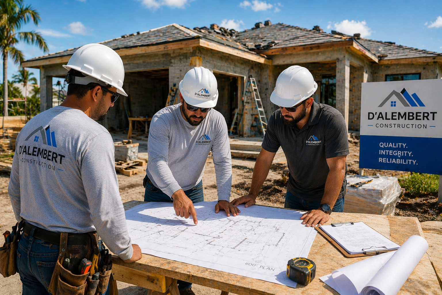 Construction team and project planning