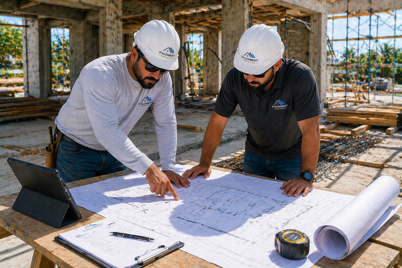 Construction planning and site work