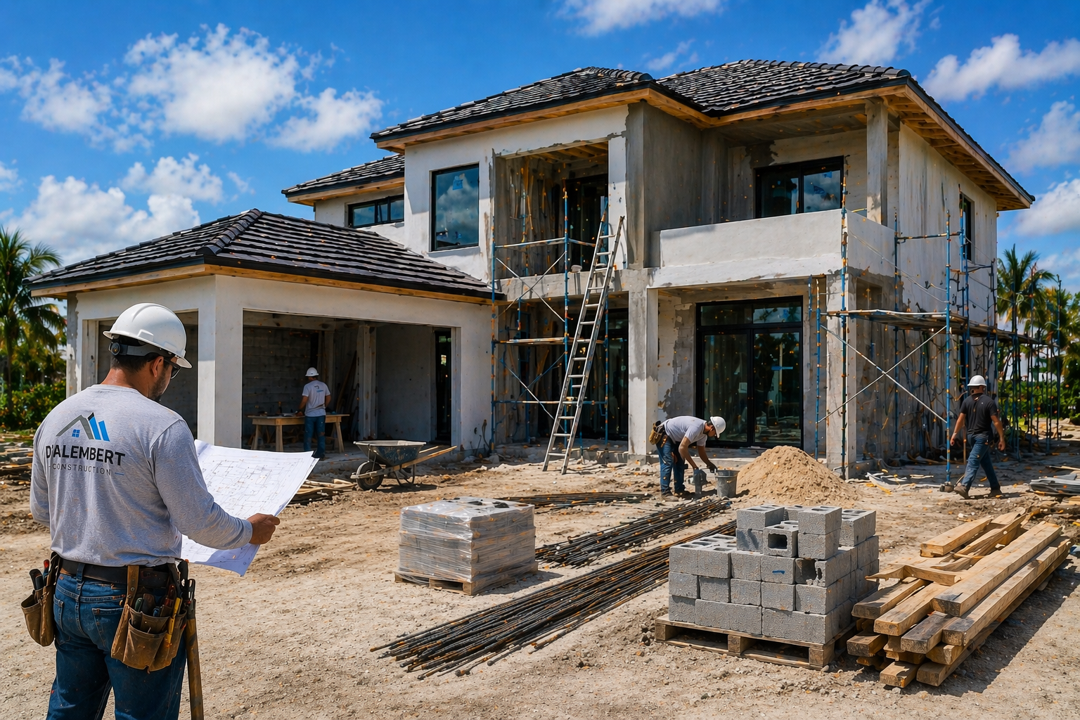 Residential and commercial construction project