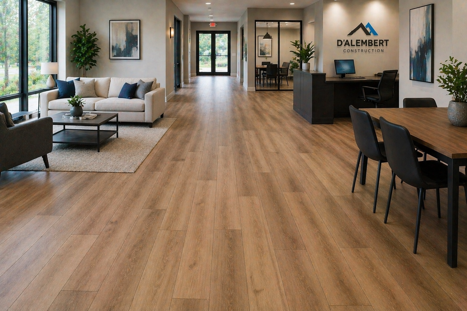 Residential and commercial flooring project