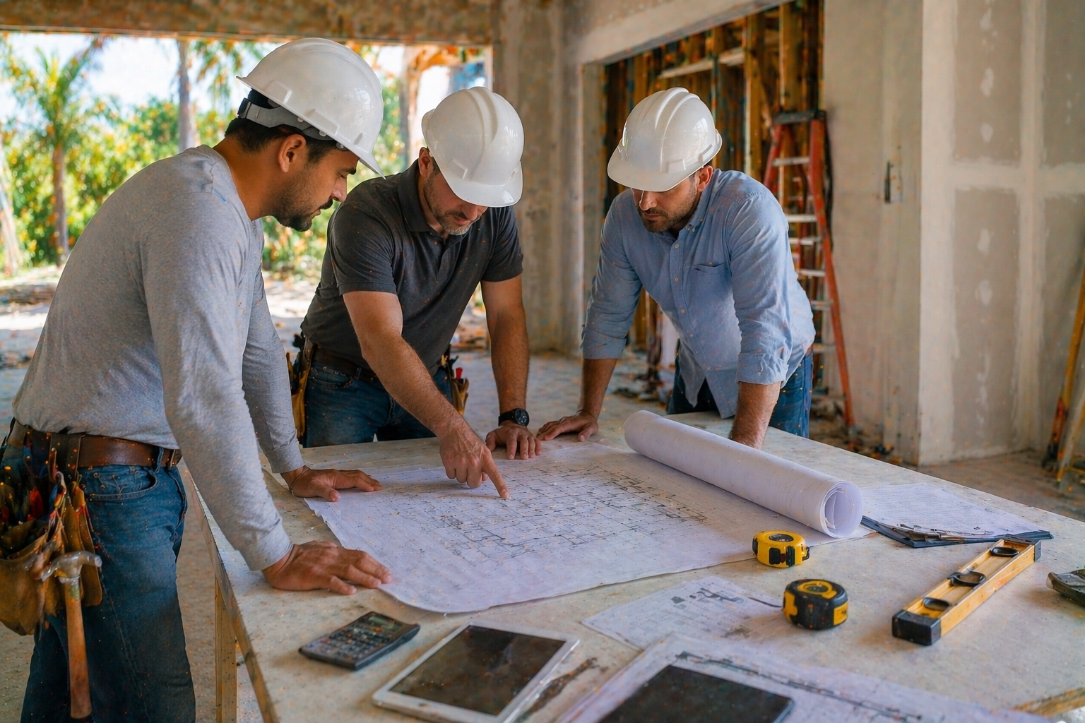 General contracting project planning and coordination