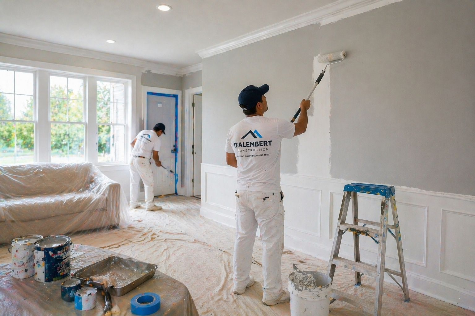 Residential and commercial painting project