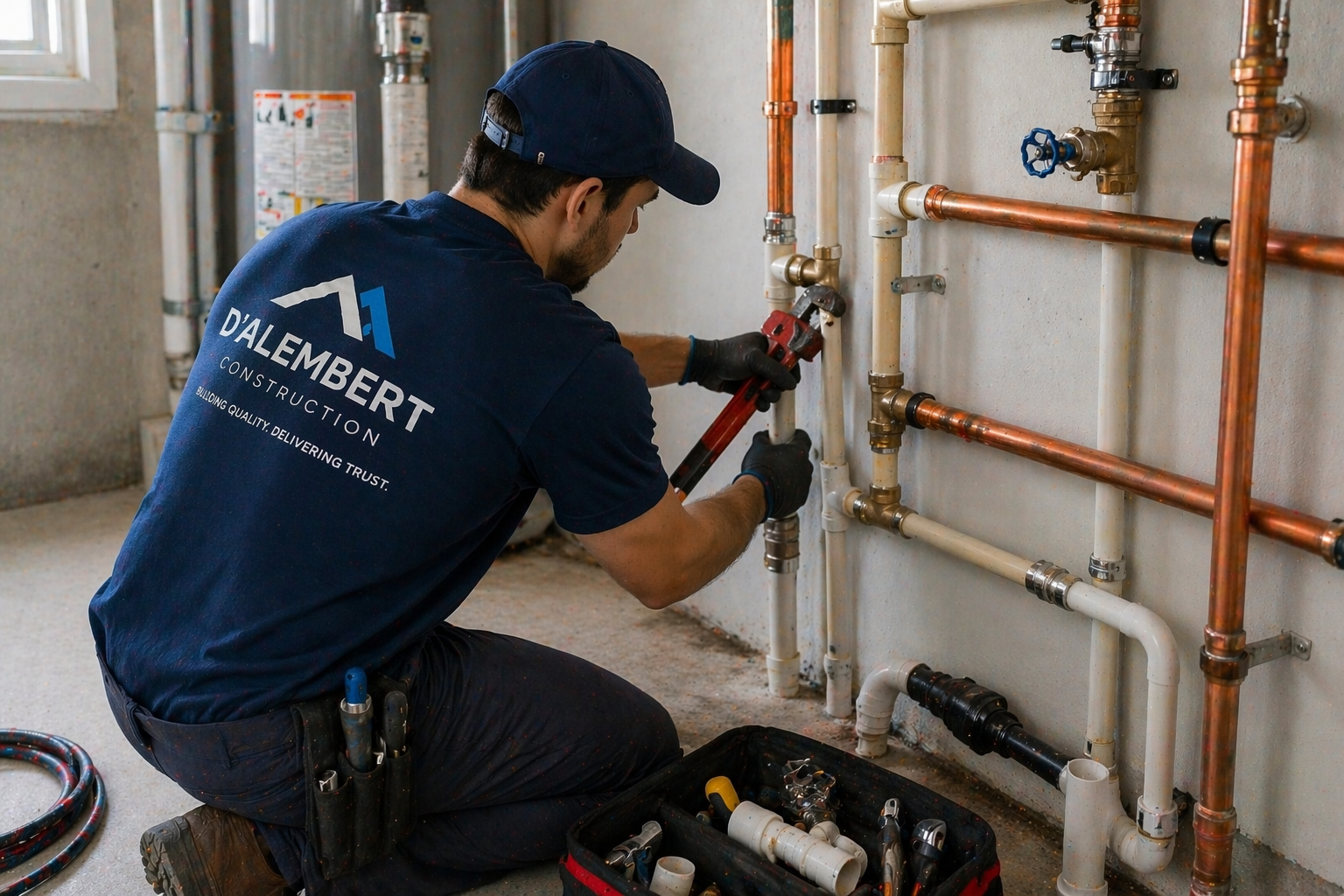 Residential and commercial plumbing project